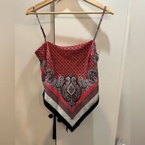 Handkerchief Cami Bandana Tube Crop Top